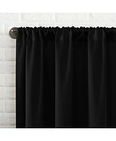 Sun Zero Bergen Theater Grade Extreme 100% Blackout Rod Pocket Single Curtain Panel