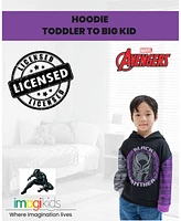 Marvel Boys Avengers Black Panther Fleece Hoodie to