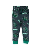 Harry Potter Boys Gryffindor Slytherin Hufflepuff Ravenclaw Fleece 2 Pack Jogger Pants to