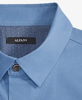 Alfani Men's Modern Classic-Fit Stretch Solid Button-Down Shirt, Created for Macy's