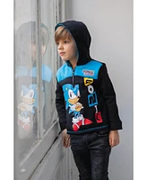 Sega Big Boys Sonic the Hedgehog Fleece Half Zip Hoodie to