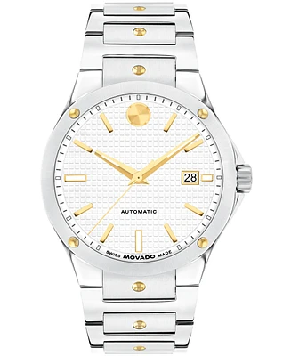 Movado Men's Se Swiss Automatic Stainless Steel Yellow Pvd Watch 41mm