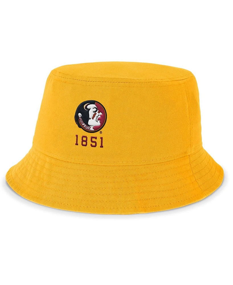 Nike Men's Gold Florida State Seminoles Legacy Apex Bucket Hat