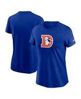 Nike Women's Royal Denver Broncos Primary Logo T-Shirt