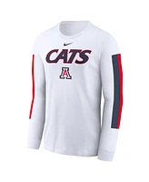 Nike Men's White Arizona Wildcats Local Spirit Slogan Long Sleeve T-Shirt