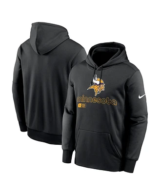 Nike Men's Black Minnesota Vikings Performance Pullover Hoodie