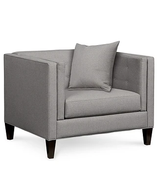 Closeout! Braylei 43" Fabric Armchair, Created for Macy's