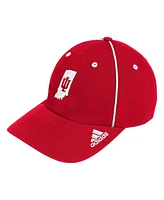 Adidas Men's Crimson Indiana Hoosiers Locker Room Athlete Pack Slouch Adjustable Hat