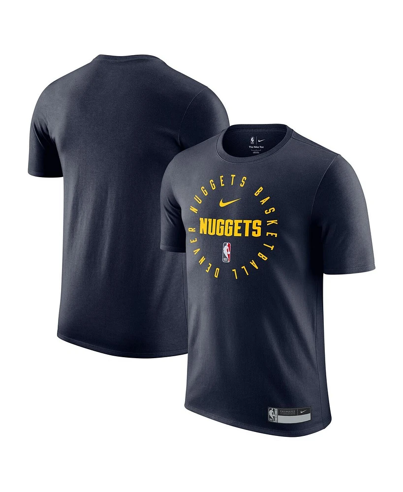 Nike Men's Navy Denver Nuggets 2024/25 Legend On-Court Practice Performance T-Shirt