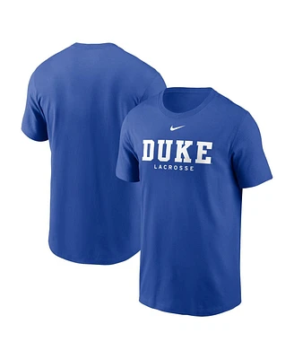 Nike Men's Royal Duke Blue Devils Lacrosse T-Shirt