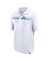 Fanatics Men's White Los Angeles Dodgers Victory For Us Interlock Polo