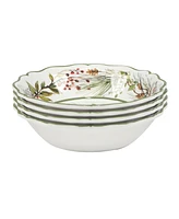 Certified International Winters Forest All Purpose Bowls, Set of 4