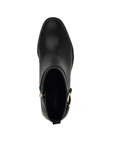 Calvin Klein Women's Jasen Block Heel Almond Toe Dress Booties