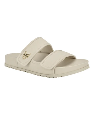 Calvin Klein Women's Linora Slip-On Flat Sandals