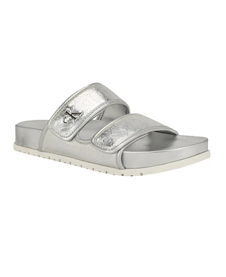 Calvin Klein Women's Linora Slip-On Flat Sandals