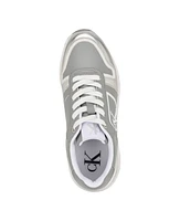 Calvin Klein Women's Vidya Almond Toe Casual Lace-up Sneakers