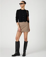 French Connection Women's Gina Check-Print Mini Skirt