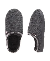 Muk Luks Men's Gabriel Clog Slippers, Black, S (8-9)