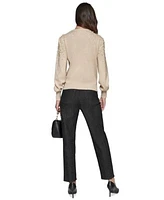 Karl Lagerfeld Paris Womens Embellished Sweater Jeans