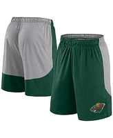 Fanatics Men's Green Minnesota Wild Go Hard Shorts