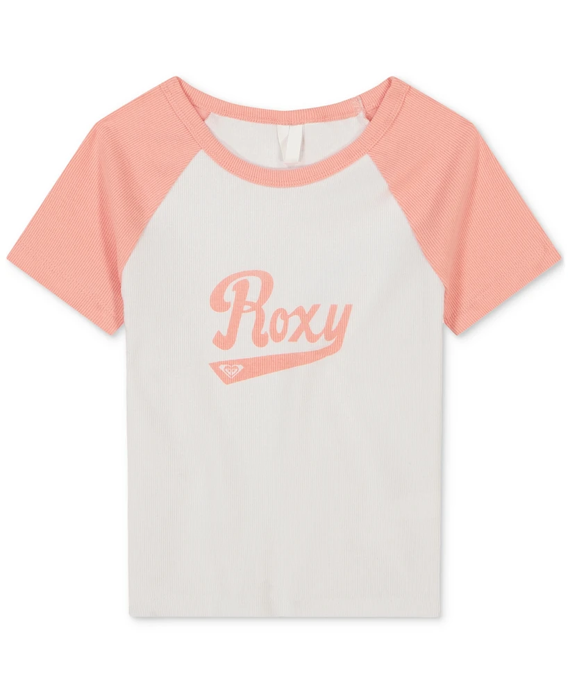 Roxy Big Girls Script Logo Graphic T-Shirt