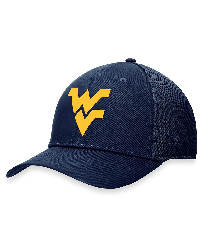 Top of the World Men's Navy West Virginia Mountaineers Spacer Flex Hat