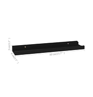 vidaXL Wall Shelves 4 pcs 15.7"x3.5"x1.2