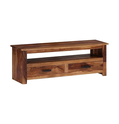 vidaXL Tv Stand 46.5"x11.8"x15.7" Solid Wood