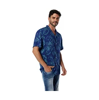 Mio Marino Big & Tall Hawaiian Shirts for Men