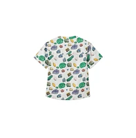 Vild House of Little Baby Vild Lab No.12 - Earth Rocks!, Organic Cotton Band Collar Woven Shirt