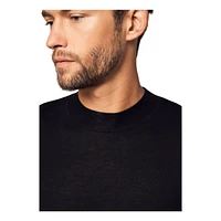 Bellemere Men's Essential Cashmere Silk Slim Fit T-Shirt - Consider Sizing Up for a Relaxed