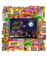 SnackBoxPros No Tricks, Just Treats 140 Piece Halloween Candy and Chocolate Snack Box Set