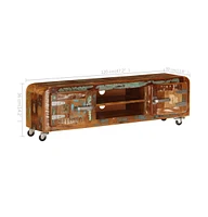 vidaXL Tv Stand 47.2"x11.8"x14.2" Solid Wood Reclaimed
