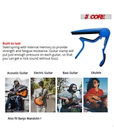 5 Core Capo Acoustic Electric Guitar 6 String Kapo Classic Clip For Banjo Mandolin Ukulele