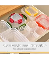 Superio Airtight Food Storage Container with Leakproof Lid, Oz