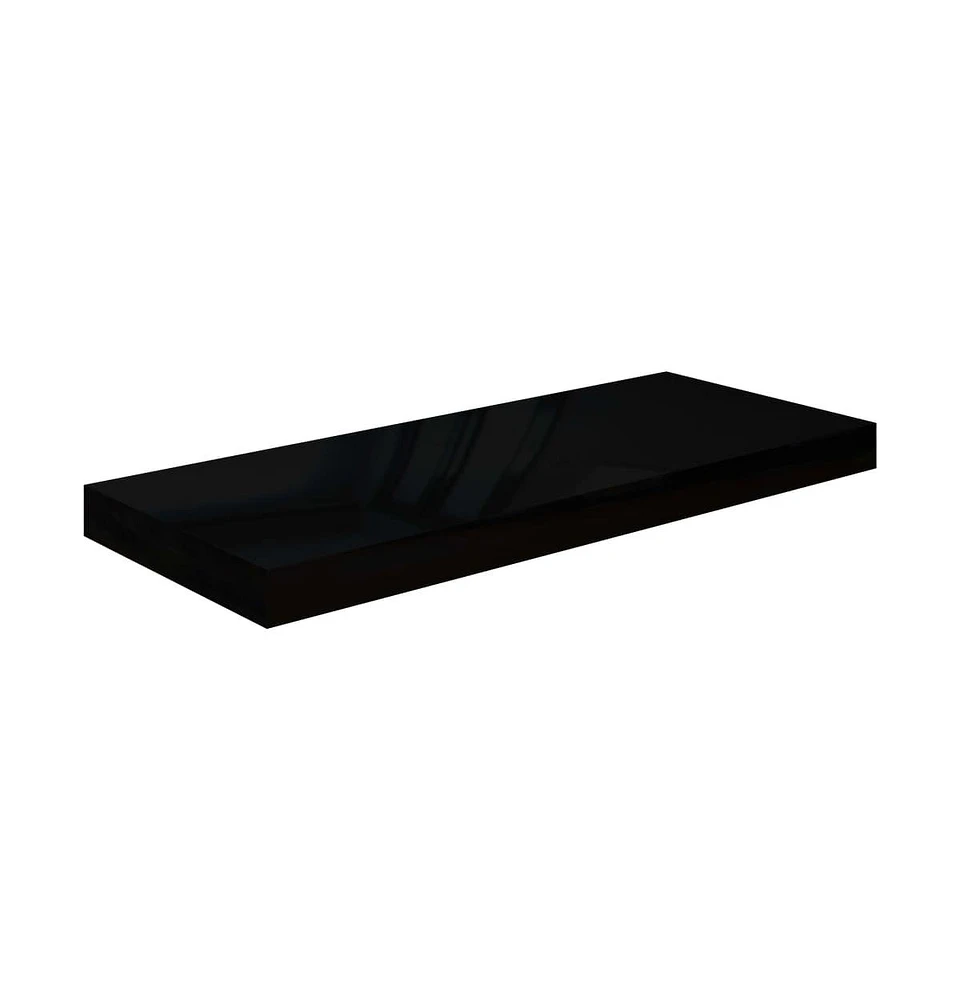 vidaXL Floating Wall Shelf High Gloss 23.6"x9.3"x1.5" Mdf