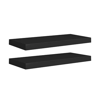 vidaXL Floating Wall Shelves pcs 23.6"x9.3"x1.5" Mdf