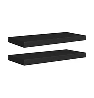 vidaXL Floating Wall Shelves pcs 23.6"x9.3"x1.5" Mdf