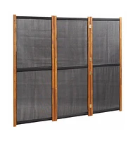 vidaXL 3-Panel Room Divider 82.7"x70.9