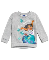 Disney Girls Encanto Mirabel Fleece Pullover Sweatshirt and Pants Set to