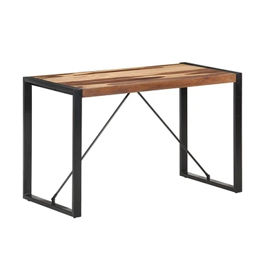 vidaXL Dining Table 47.2"x23.6"x29.5" Solid Wood