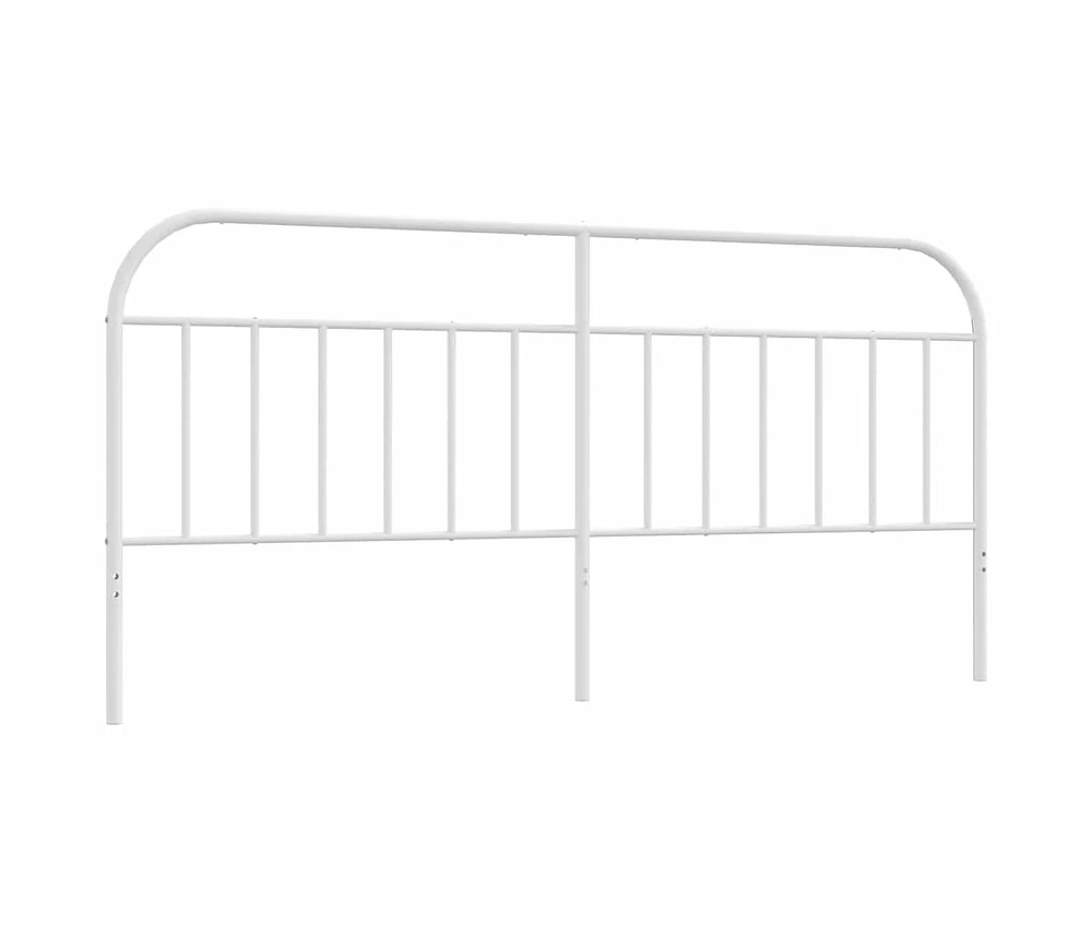 Metal Headboard White 76"