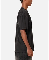 The Anti Order Men's Project T-Shirt, Black Acidwash