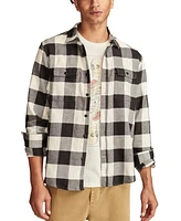 Lucky Brand Men's Plaid Cloud Soft Flannel Shirt