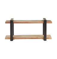 vidaXL Tv Stand 35.4"x15.7"x15.7" Solid Wood Reclaimed