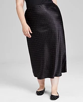 And Now This Trendy Plus Rhinestone-Embellished Skirt