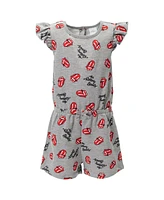 Rolling Stones Girls French Terry Sleeveless Romper to