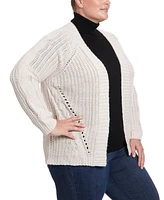 Joseph A Plus Cable Knit Cardigan Sweater