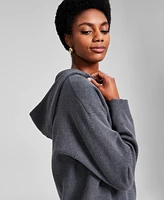 And Now This Women's Raglan-Sleeve Hoodie Sweater, Created for Macy's