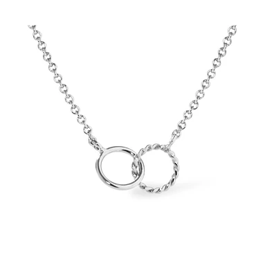 Ana Luisa Interlocking Circles Necklace - Sam Silver